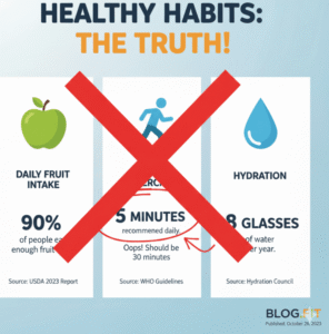 A demonstration of an infographic error with a big red x over the incorrect facts