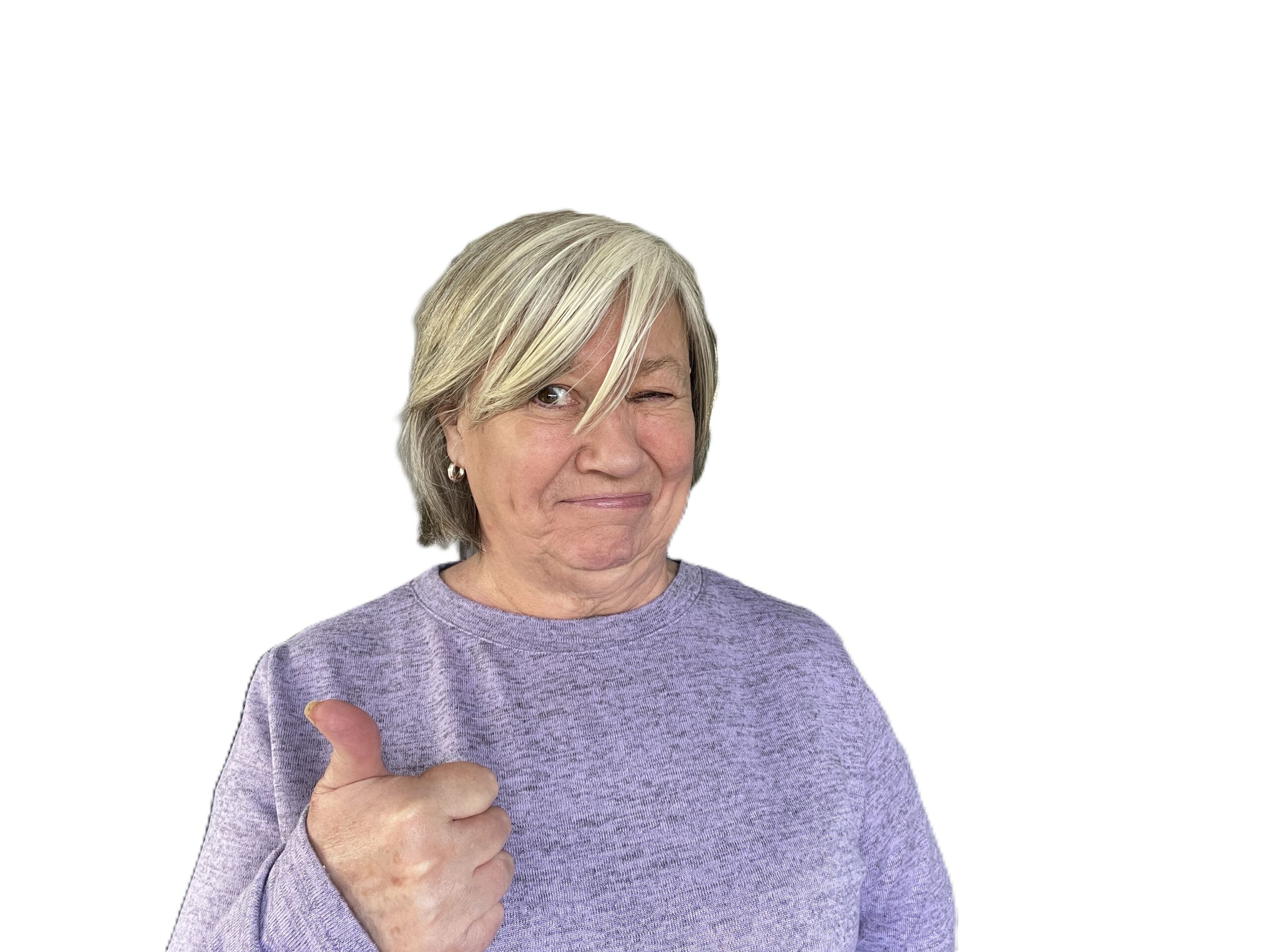 J Coombs image with a thumbs up to denote a catagory that is as diverse as she is